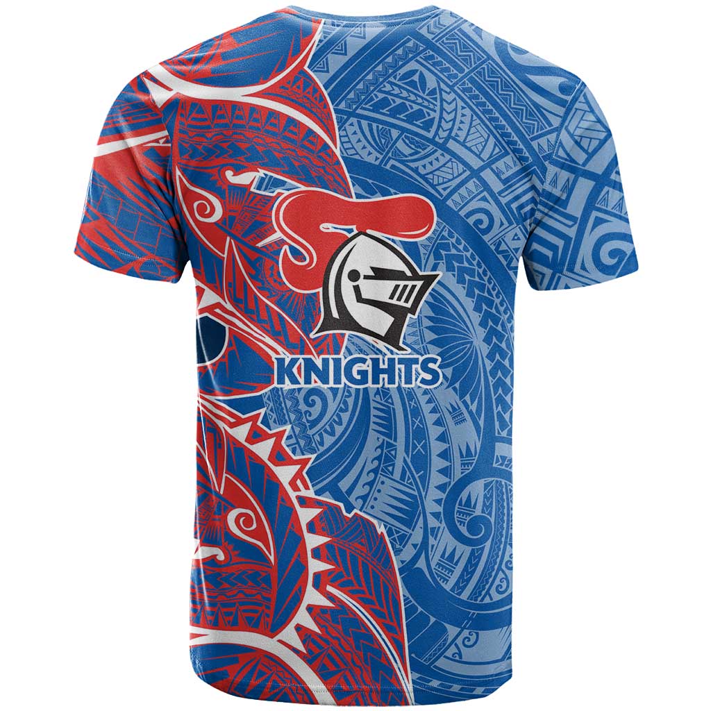 Newcastle Knights T Shirt Polynesian Tribal Tattoo Pacific Sport Art