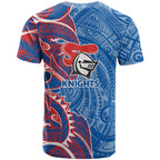 Newcastle Knights T Shirt Polynesian Tribal Tattoo Pacific Sport Art