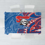 Newcastle Knights Tablecloth Polynesian Tribal Tattoo Pacific Sport Art