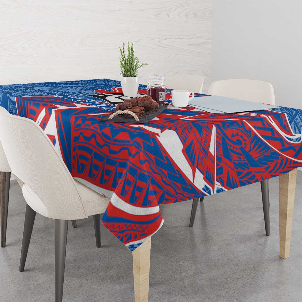 Newcastle Knights Tablecloth Polynesian Tribal Tattoo Pacific Sport Art