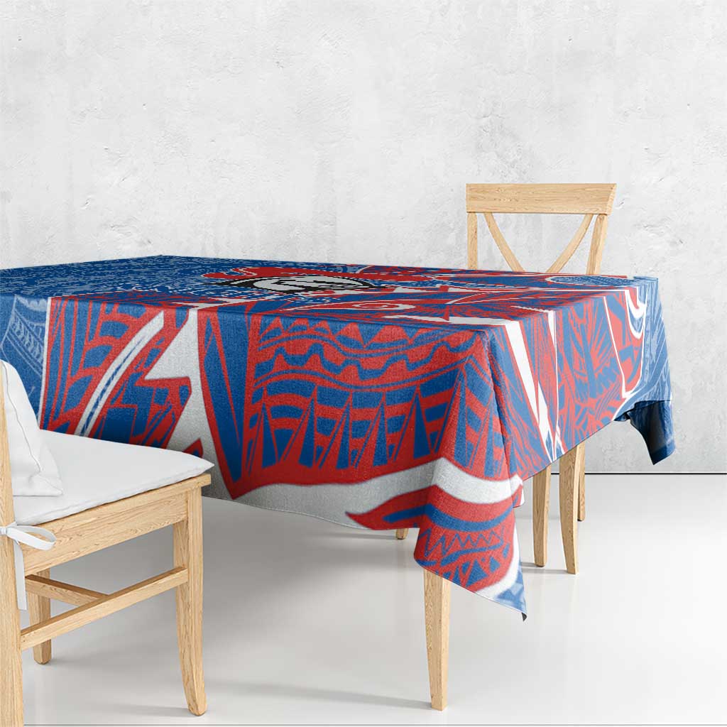 Newcastle Knights Tablecloth Polynesian Tribal Tattoo Pacific Sport Art
