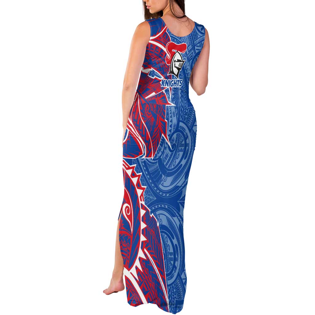 Newcastle Knights Tank Maxi Dress Polynesian Tribal Tattoo Pacific Sport Art