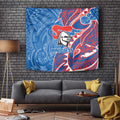 Newcastle Knights Tapestry Polynesian Tribal Tattoo Pacific Sport Art