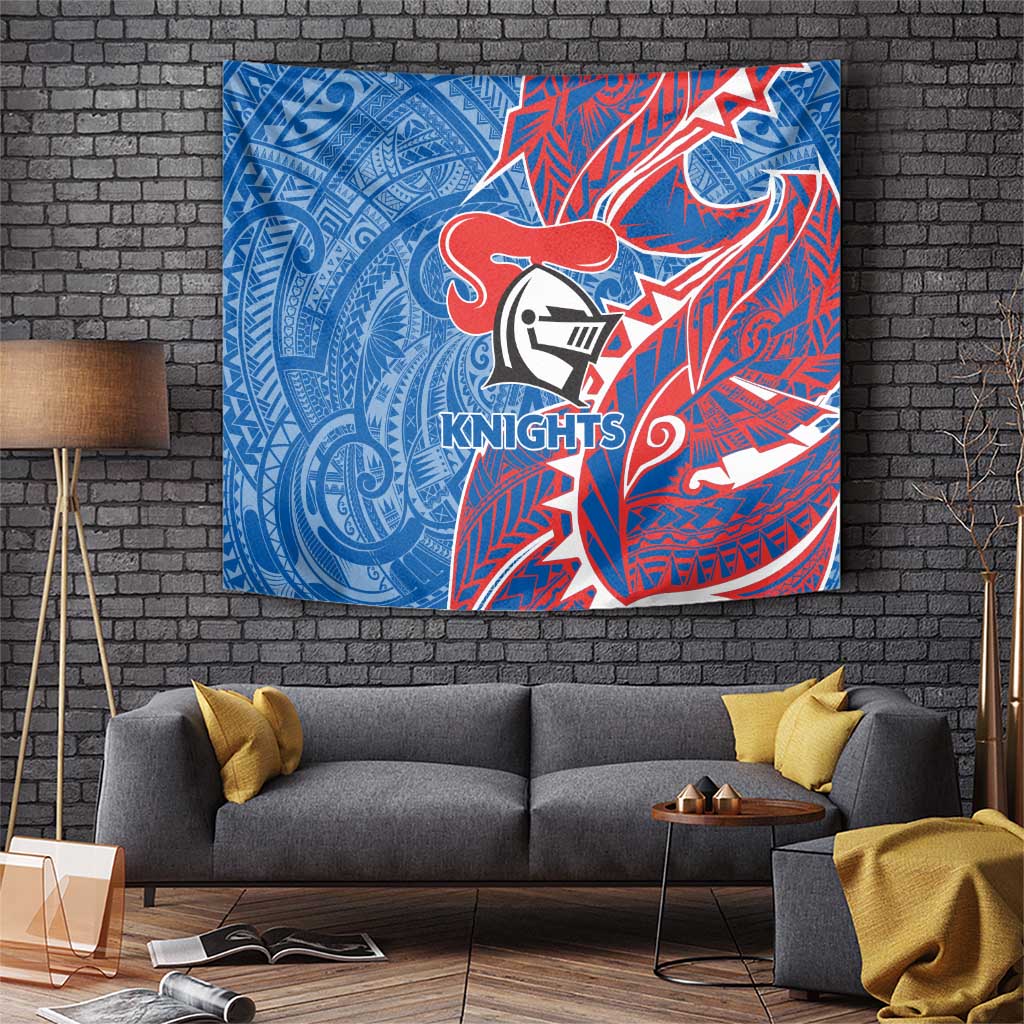 Newcastle Knights Tapestry Polynesian Tribal Tattoo Pacific Sport Art