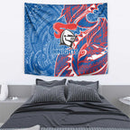 Newcastle Knights Tapestry Polynesian Tribal Tattoo Pacific Sport Art