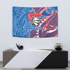 Newcastle Knights Tapestry Polynesian Tribal Tattoo Pacific Sport Art
