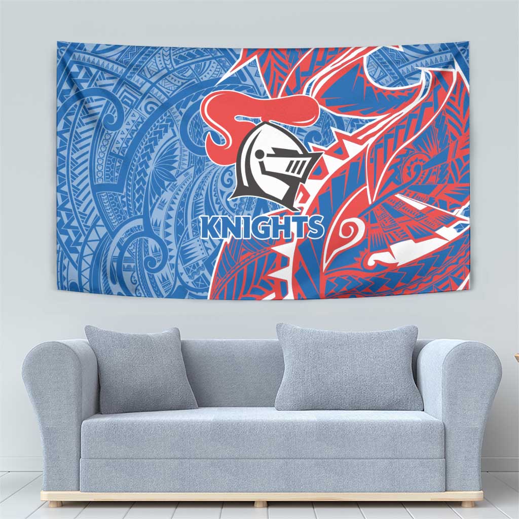 Newcastle Knights Tapestry Polynesian Tribal Tattoo Pacific Sport Art