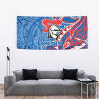 Newcastle Knights Tapestry Polynesian Tribal Tattoo Pacific Sport Art