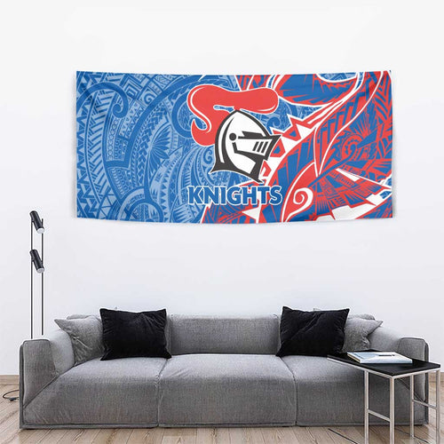 Newcastle Knights Tapestry Polynesian Tribal Tattoo Pacific Sport Art