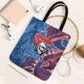 Newcastle Knights Tote Bag Polynesian Tribal Tattoo Pacific Sport Art