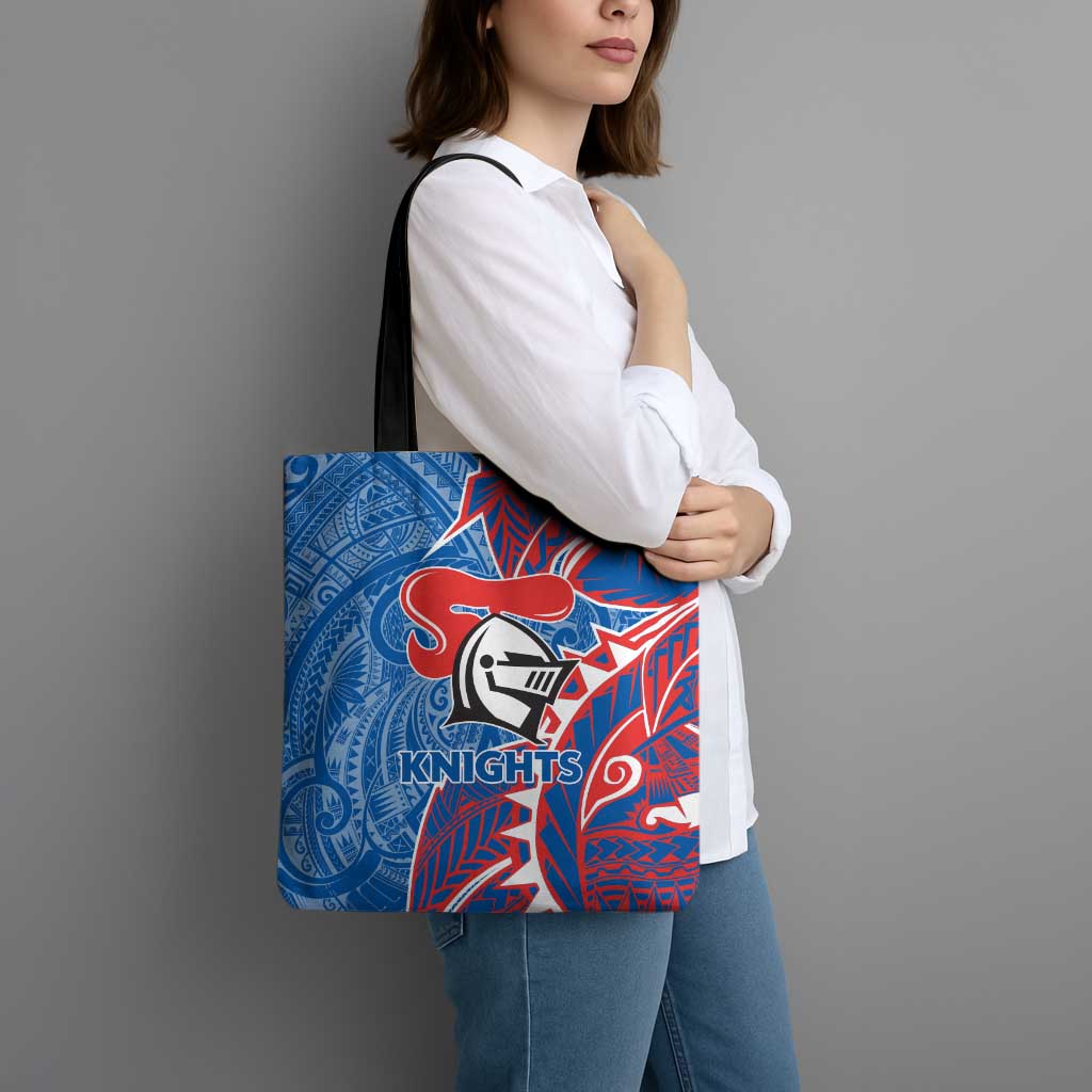 Newcastle Knights Tote Bag Polynesian Tribal Tattoo Pacific Sport Art