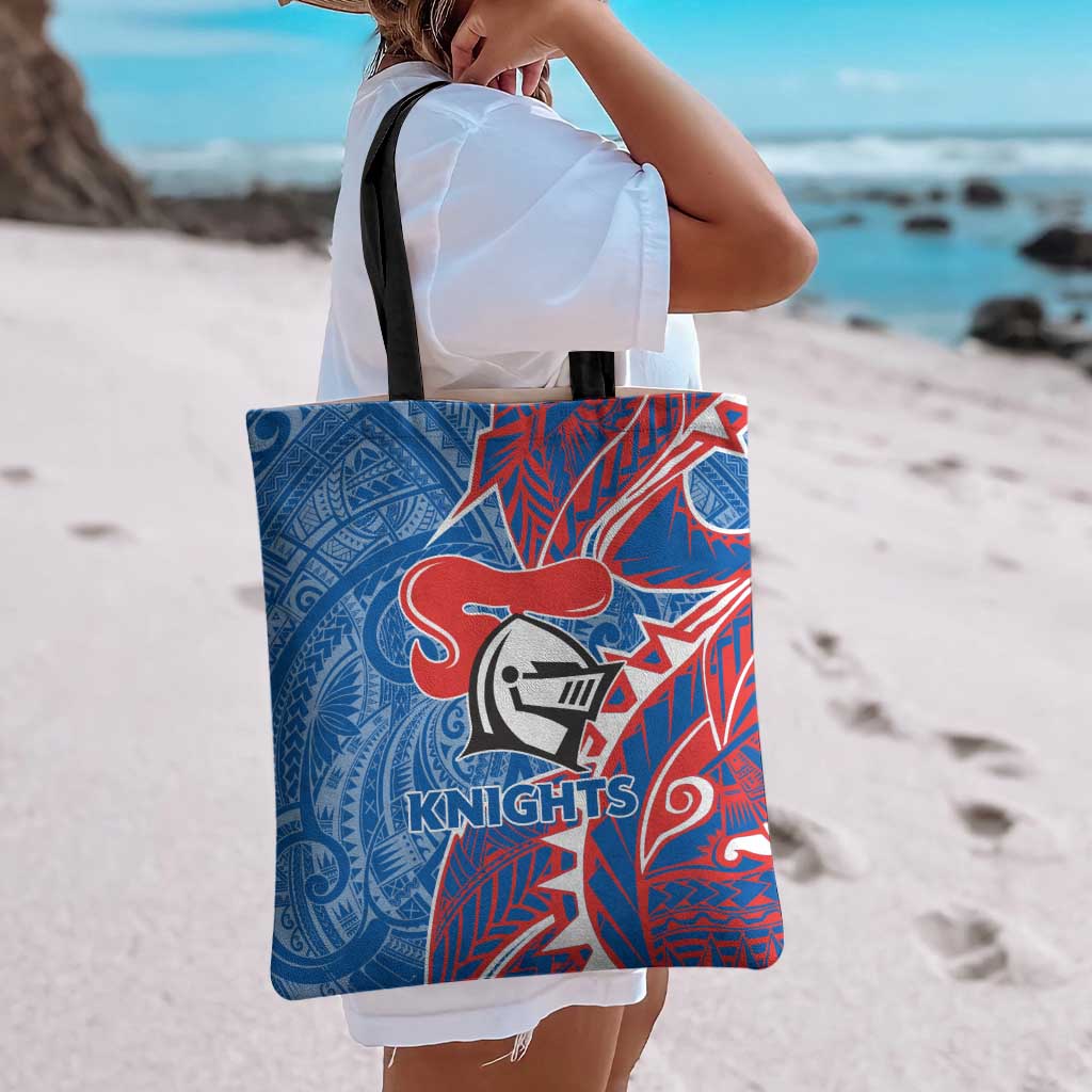 Newcastle Knights Tote Bag Polynesian Tribal Tattoo Pacific Sport Art