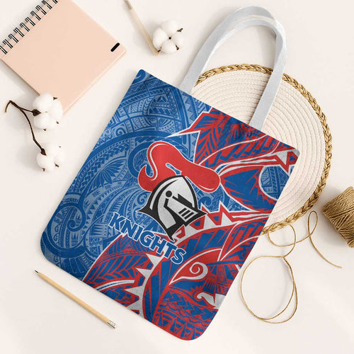 Newcastle Knights Tote Bag Polynesian Tribal Tattoo Pacific Sport Art