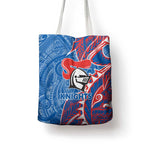 Newcastle Knights Tote Bag Polynesian Tribal Tattoo Pacific Sport Art