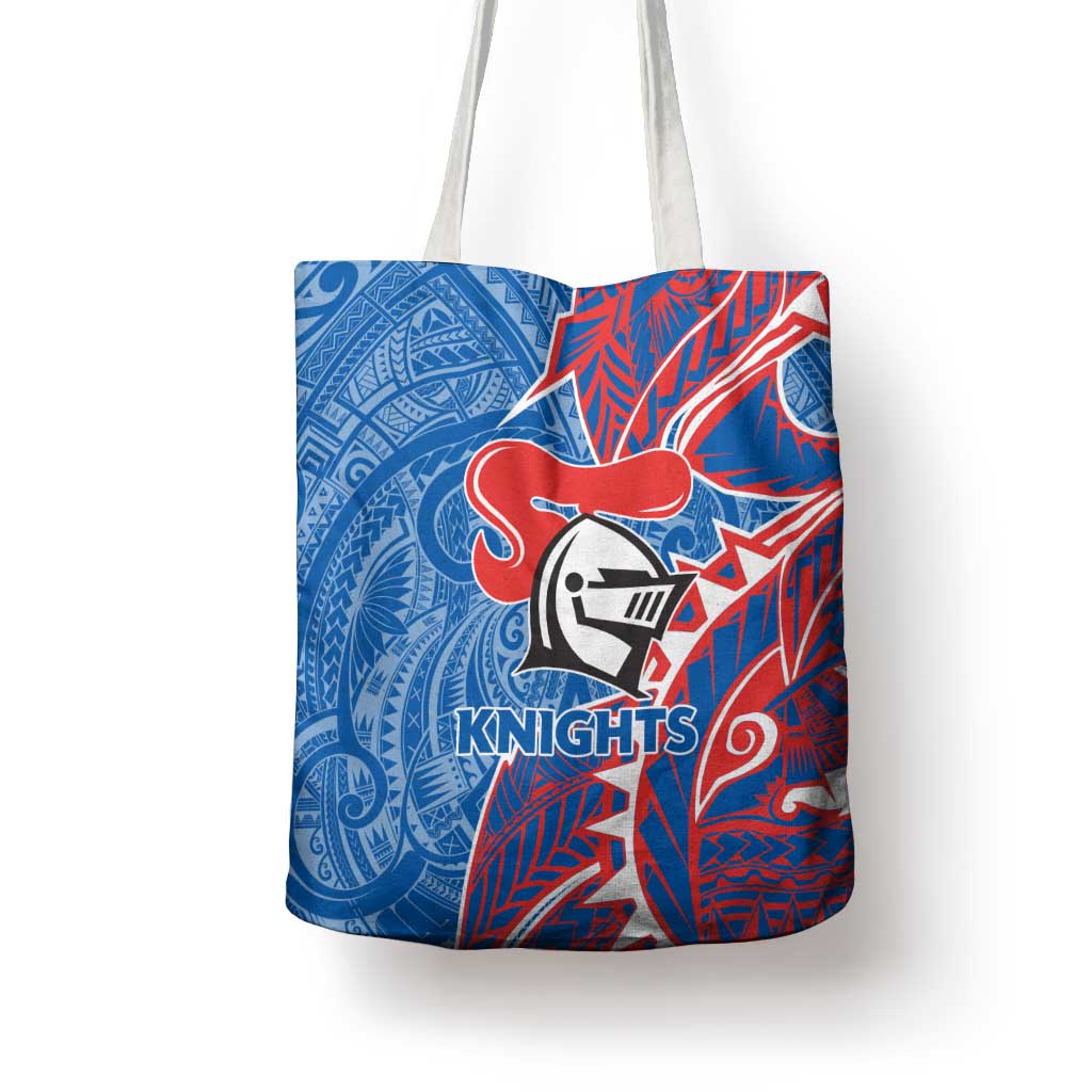 Newcastle Knights Tote Bag Polynesian Tribal Tattoo Pacific Sport Art