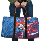 Newcastle Knights Travel Bag Polynesian Tribal Tattoo Pacific Sport Art