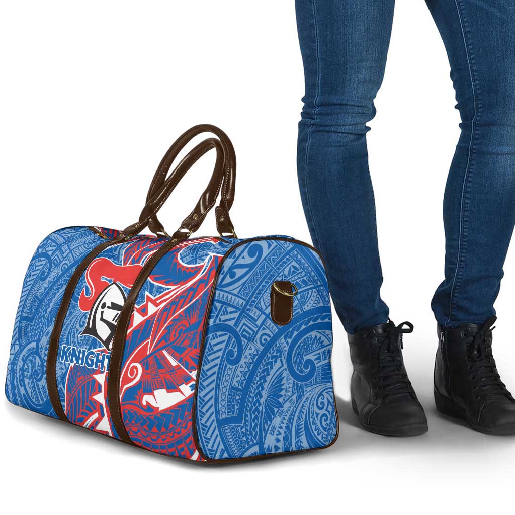 Newcastle Knights Travel Bag Polynesian Tribal Tattoo Pacific Sport Art