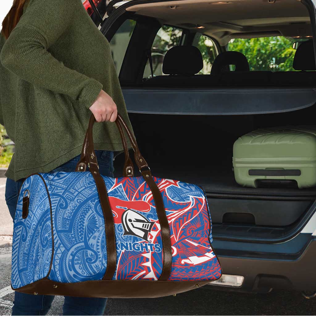 Newcastle Knights Travel Bag Polynesian Tribal Tattoo Pacific Sport Art