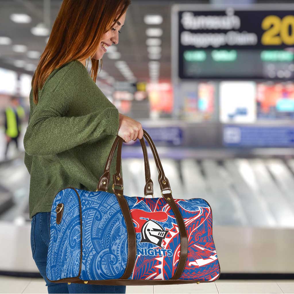 Newcastle Knights Travel Bag Polynesian Tribal Tattoo Pacific Sport Art