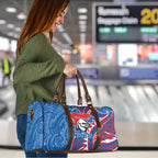 Newcastle Knights Travel Bag Polynesian Tribal Tattoo Pacific Sport Art