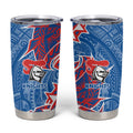 Newcastle Knights Tumbler Cup Polynesian Tribal Tattoo Pacific Sport Art