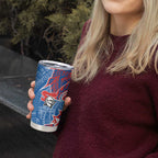 Newcastle Knights Tumbler Cup Polynesian Tribal Tattoo Pacific Sport Art