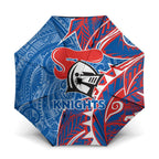 Newcastle Knights Umbrella Polynesian Tribal Tattoo Pacific Sport Art