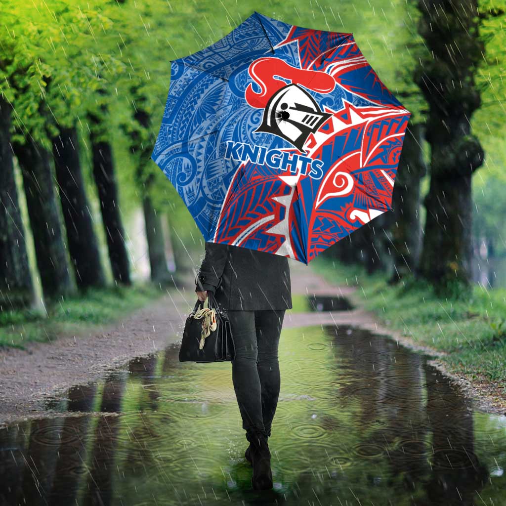 Newcastle Knights Umbrella Polynesian Tribal Tattoo Pacific Sport Art