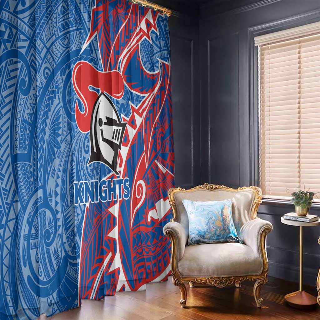 Newcastle Knights Window Curtain Polynesian Tribal Tattoo Pacific Sport Art
