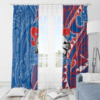 Newcastle Knights Window Curtain Polynesian Tribal Tattoo Pacific Sport Art
