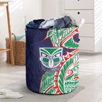 New Zealand Warriors Laundry Basket Polynesian Tribal Tattoo Pacific Sport Art
