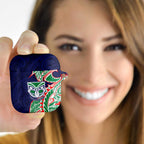 New Zealand Warriors AirPods Case Polynesian Tribal Tattoo Pacific Sport Art