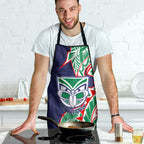 New Zealand Warriors Apron Polynesian Tribal Tattoo Pacific Sport Art