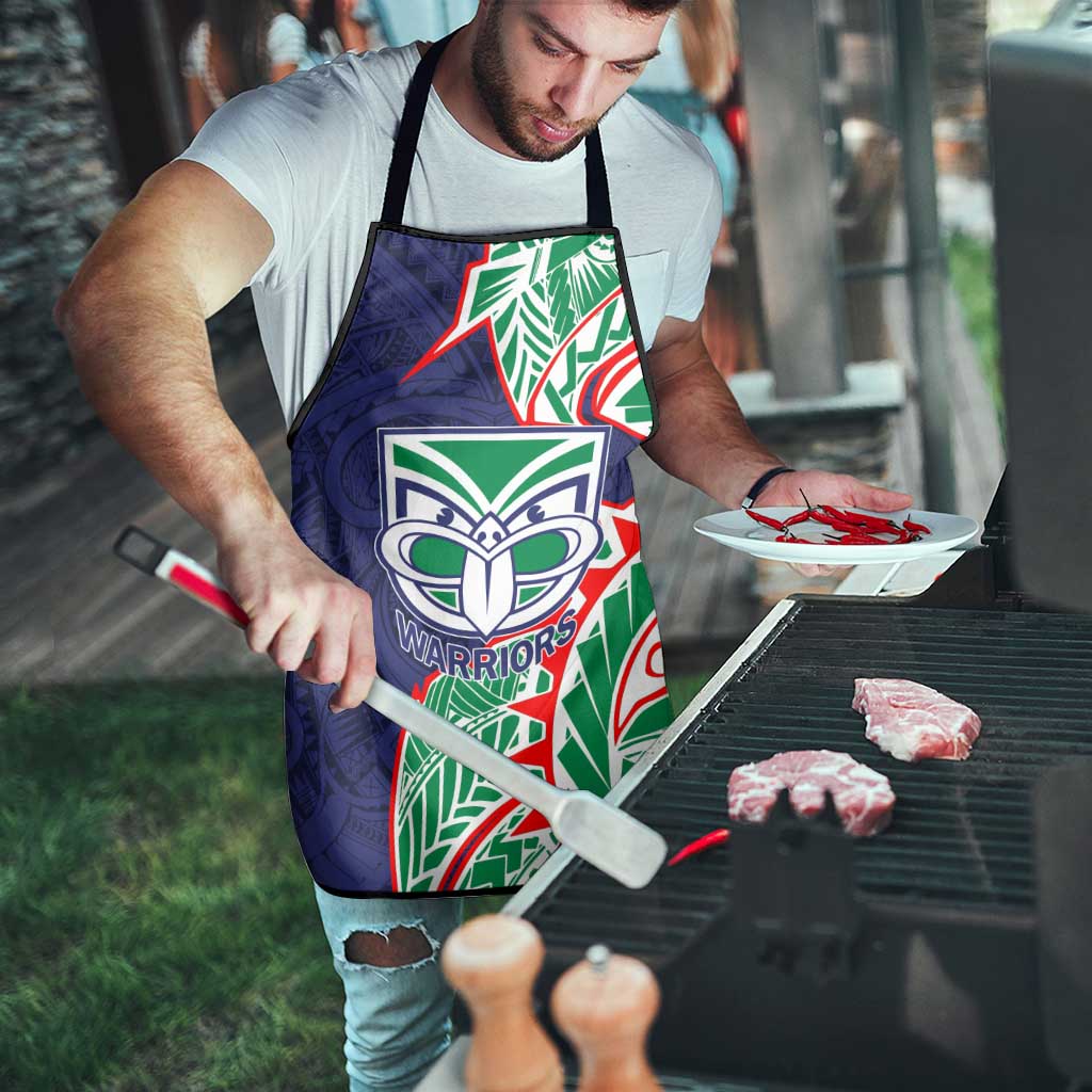 New Zealand Warriors Apron Polynesian Tribal Tattoo Pacific Sport Art