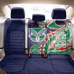 New Zealand Warriors Back Car Seat Cover Polynesian Tribal Tattoo Pacific Sport Art