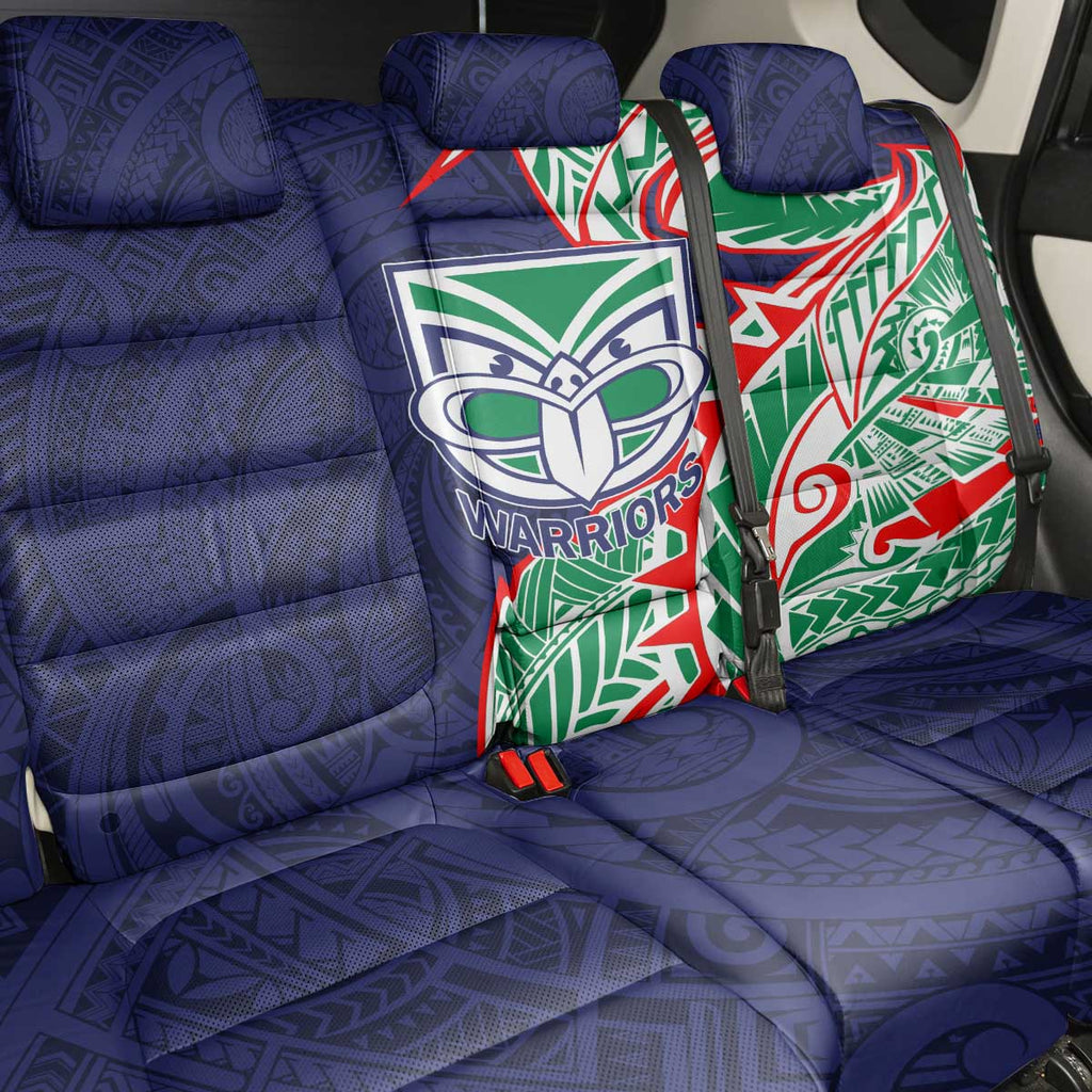 New Zealand Warriors Back Car Seat Cover Polynesian Tribal Tattoo Pacific Sport Art