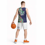New Zealand Warriors Basketball Jersey Polynesian Tribal Tattoo Pacific Sport Art