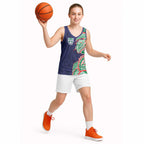 New Zealand Warriors Basketball Jersey Polynesian Tribal Tattoo Pacific Sport Art