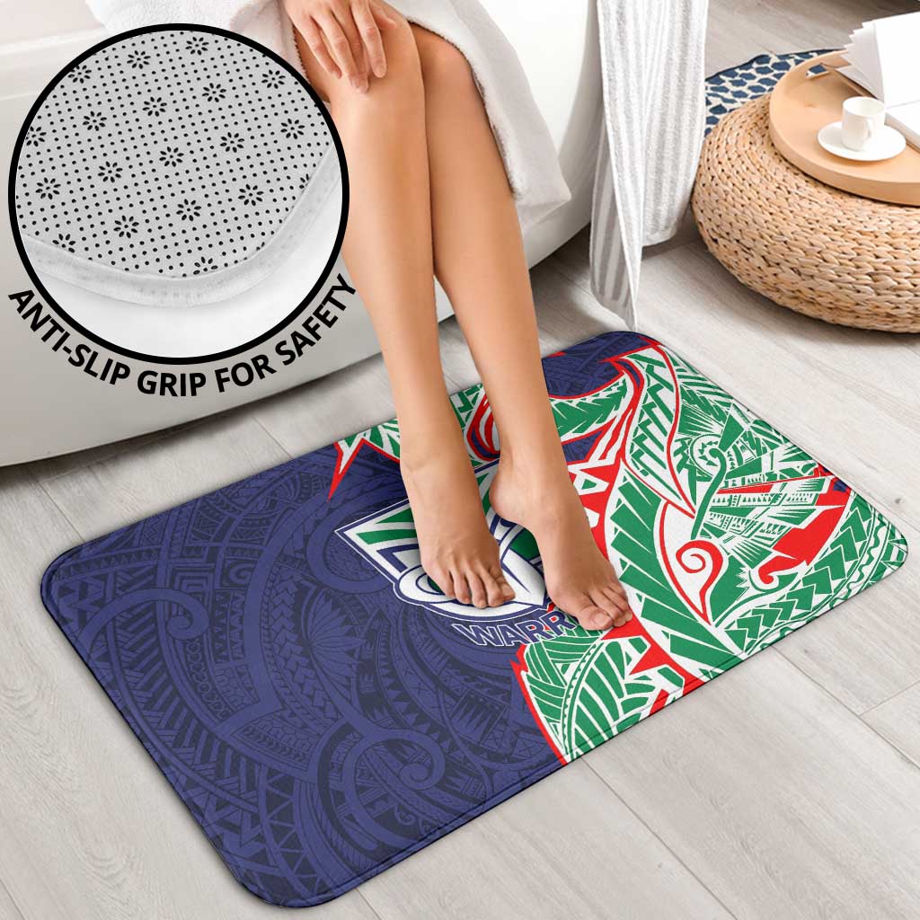 New Zealand Warriors Bathroom Set Polynesian Tribal Tattoo Pacific Sport Art