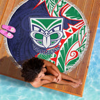 New Zealand Warriors Beach Blanket Polynesian Tribal Tattoo Pacific Sport Art