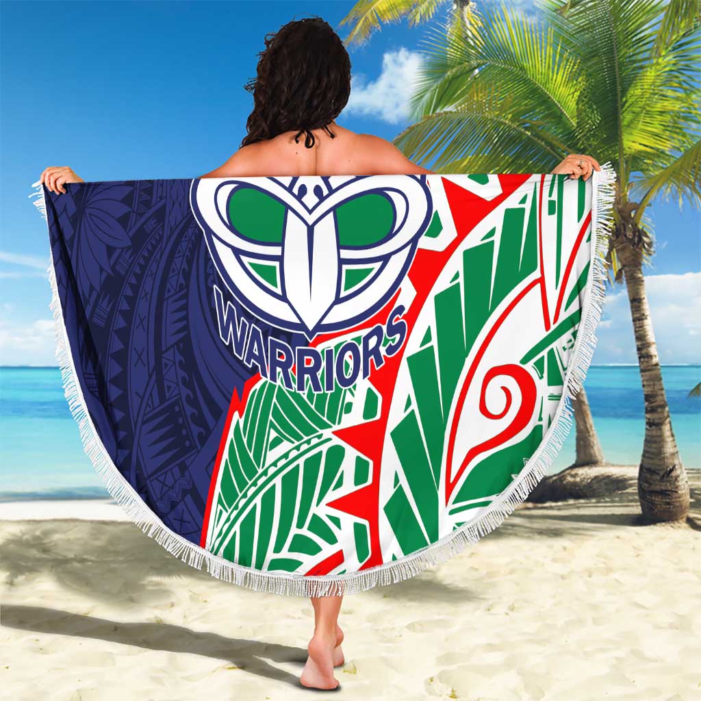New Zealand Warriors Beach Blanket Polynesian Tribal Tattoo Pacific Sport Art