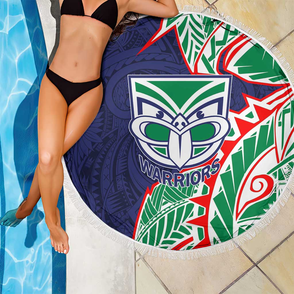 New Zealand Warriors Beach Blanket Polynesian Tribal Tattoo Pacific Sport Art