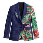 New Zealand Warriors Blazer Polynesian Tribal Tattoo Pacific Sport Art