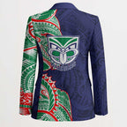 New Zealand Warriors Blazer Polynesian Tribal Tattoo Pacific Sport Art