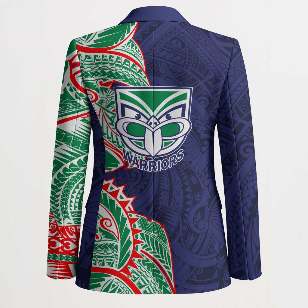 New Zealand Warriors Blazer Polynesian Tribal Tattoo Pacific Sport Art