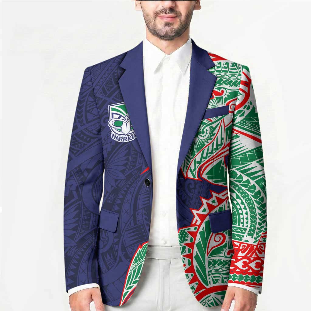 New Zealand Warriors Blazer Polynesian Tribal Tattoo Pacific Sport Art