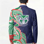 New Zealand Warriors Blazer Polynesian Tribal Tattoo Pacific Sport Art