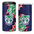 New Zealand Warriors 4 in 1 Can Cooler Tumbler Polynesian Tribal Tattoo Pacific Sport Art