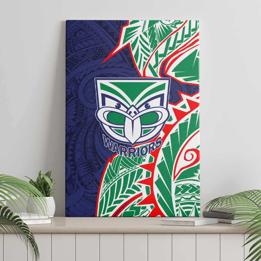 New Zealand Warriors Canvas Wall Art Polynesian Tribal Tattoo Pacific Sport Art