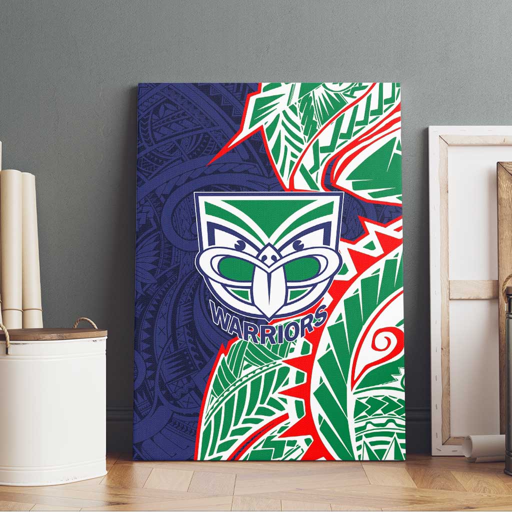 New Zealand Warriors Canvas Wall Art Polynesian Tribal Tattoo Pacific Sport Art